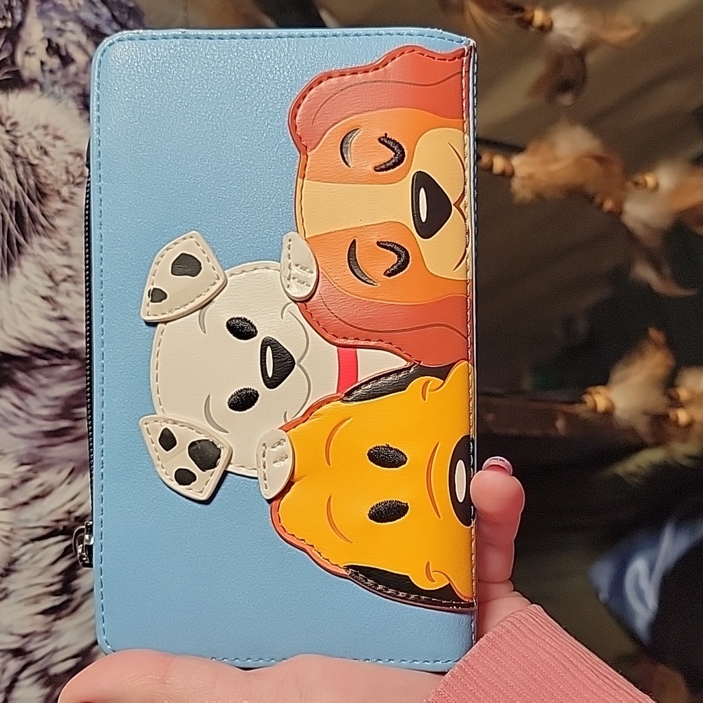 Disney dogs loungefly wallet